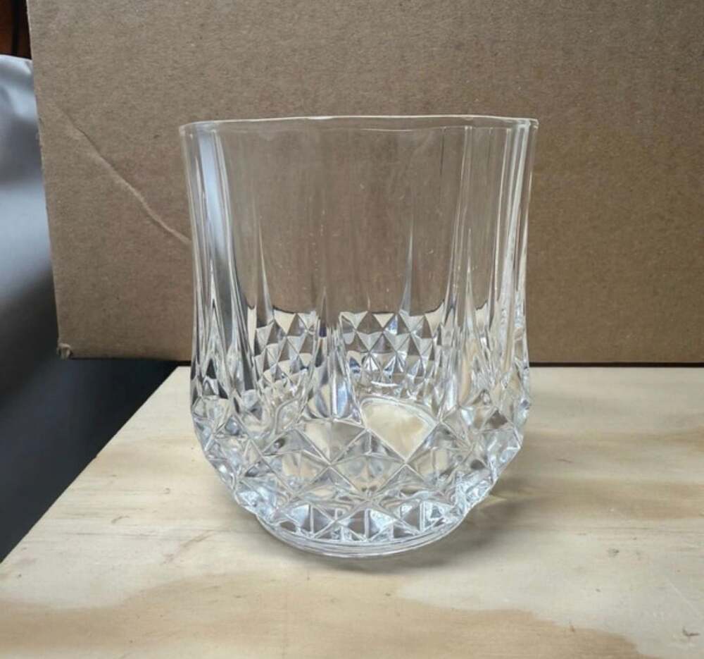 Cristal D'Arques Longchamp Double Old Fashioned Glass Clear Crystal
